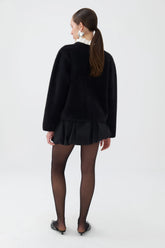 Crystal Ornament Buttoned Cardigan